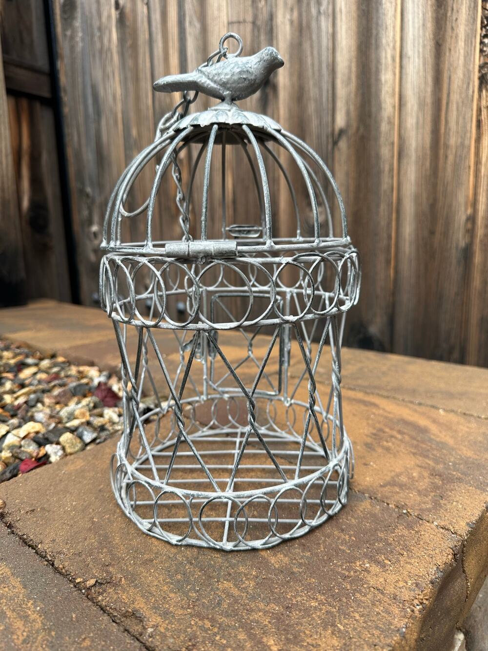 Birdcage Vintage Style Rustic Farmhouse Metal